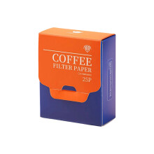 25/50pcs Coffee Fliter Paper Disposable-25 pieces Orange box