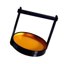 Sashimi Sushi Plate Handheld Salad Tray Fruit Basket-golden XL