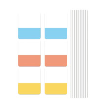 Colored PET Labels Adhesive Label-Classic color medium