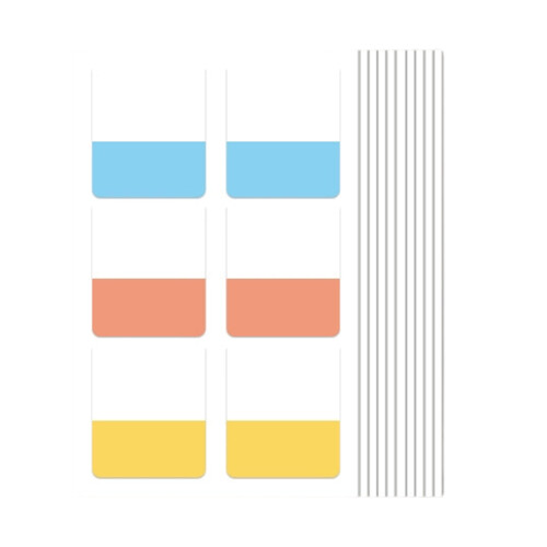Colored PET Labels Adhesive Label-Classic color medium