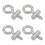 Adjustable Rails Blocking Stoppers 304 Stainless Steel 6mm-4pcs 1