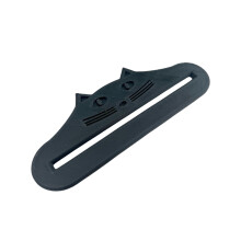Poratble Adjustable Cats Food Squeeze Dispenser For Easy-Black