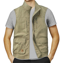 Work Vest Men's Breathable Fishing Vest Sports Multifunctional Thin Outdoor Vest
