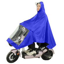 Genanvendelig regnponcho til voksne, universel pasform med justerbar hætte og trykknapper, åndbart og vandtæt oxfordmateriale til motorcykel og