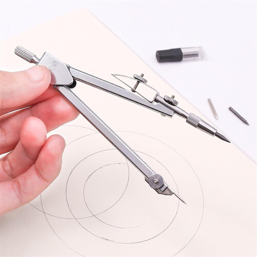 Geometry Kit Compass for Geometry Drawing Compass Stainless Steel Math Tools 1