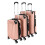 3 Pcs Suitcase Lightweight ABS Iompair-ar Láimhe 2