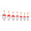 7PCS EVA Leucht Boje Rohr Licht Stick Schaum 1