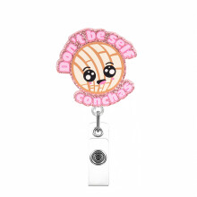 Cartoon Acrylic Badge Holder Retractable Badge Holder with-2