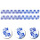 2 Count Self Watering Kettles Level Scale Sun-Resistant Pool Stickers 11