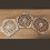 Pack of 3 Handmade Placemat Drink Coaster Nonslip Rotating 6