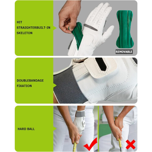 Golf Gloves for Beginners, Enthusiasts, Professionals, Men's Left M23 1