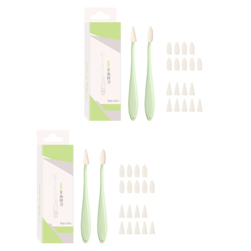 2Pcs Professional Art Blending Stump Blending Tool with-Green