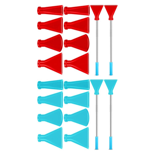 Multifunctional Acrylic Pouring Tool Set 8 Blowing Nozzles-Blue 1