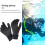 Winter gloves neoprene antislip punctureresistant black 4