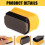 Metal Grinding Flat File Square Hand Sanding Tool with-Red 7