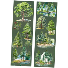 Forests Tape Masking Tape PET Tape Beauty Tape Decorative-3