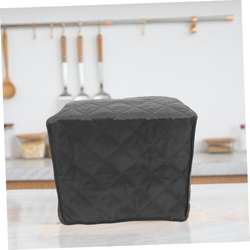 Reusable Black Bread Maker Cover Dustproof Protective Case For Toaster And Bread Machine Universal StainResistant Soft Fabric 1