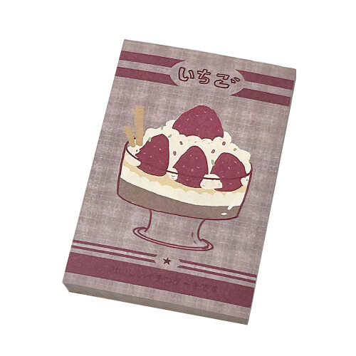 Schattig fruitpatroon ontwerp herbruikbare stick notitie-2