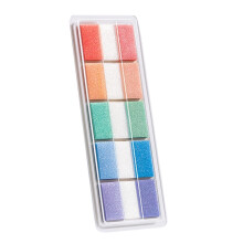 120 Vellen Clear Adhesive Label Sticker 38x25mm-regenboogkleuren
