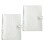Flexibele Ringsystemen Transparante Ringband Cover in PVC-Wit 1