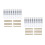 40 Pcs 86 Switch Fixer Support Rod Repair Galvanized Iron 5