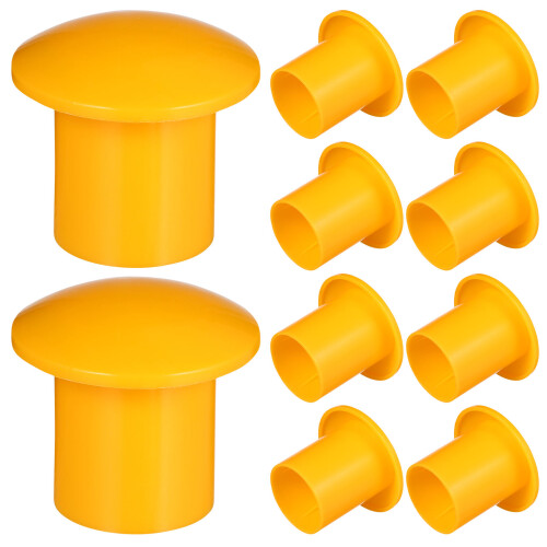 2 Pieces Rebar Steel Cap Compression-Resistant Caps