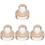 4 Pcs Eyeshadow Palette Dispensing Tool Pressure Stamper Diy Blush 4