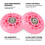 Flash Inline Skate Wheels Mute Switch Wheel 64mm 70mm 82A  Wheel Replacement Pink 2