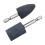 2Pcs Grinding Wheel Sharpening Head Hexagonal 6.35mm Shank 1