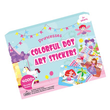 Dot Art Sticker Kids Safe Paper Dot Art Activiteit-Dinosaurus