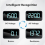 268B Intelligent Large Screen AC-DC Leakage Meter 600MA-60A Multi-Function Leakage Current Meter 5