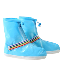 Funda antideslizante para zapatos, reutilizable para la lluvia: protección de goma impermeable con cremallera para escalada, acampada y ciclismo.