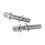 2PCS Eisen Trommel Engen Schraube Edelstahl 4