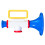 Kunststoff-Horn-Spielzeug, lebendige Farbe, 8