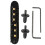 Gitarren-Rollersattelbrücke, Aluminiumlegierung, 1