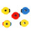 5-teiliges Drum-Becken-Schnellspannmutter-Kit mit 4