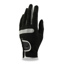Men's Golf Gloves Left Hand Micro Soft Fibre Breathable NonSlip Black 22 Small