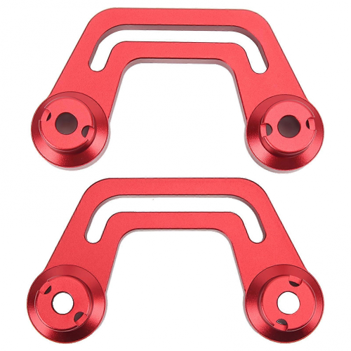 Pair A Pillar Windshield Light Mounting Bracket Replacement Compatible with Jeep Wrangler JL JLU 2018?2022 Red