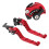 2PCS Motorrad Bremse Kupplung Hebel Lenker Bremsen 9