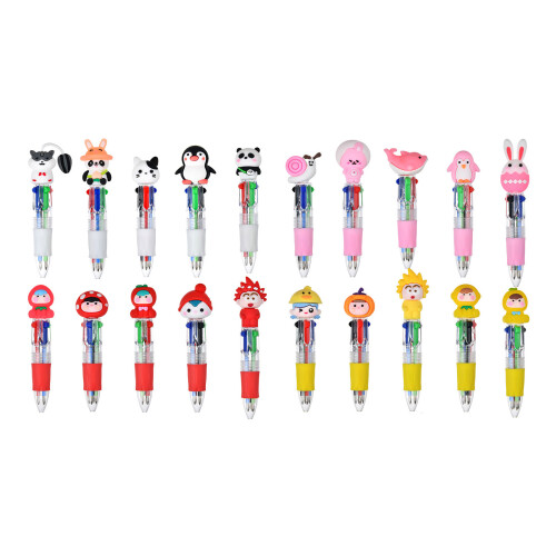 Stylo à bille multicolore 4 couleurs en 1 pour journaliser le-20