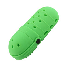 Shoe Shape Pencil Case Waterproof Silicone Pen Bag Travel-Green