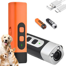 (Giallo - 1 pezzo) Ruhemeister Pro, 2025 Resting Master Dog con display HD e torcia che attira l'attenzione del tuo cane con un solo tocco