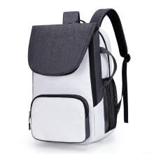 Tennis Bag Racket Sports Backpack Padel Racket Bag Tennis Backpack Large Padel Racquet Protecto for Padel Tennis Pickleball Paddle White