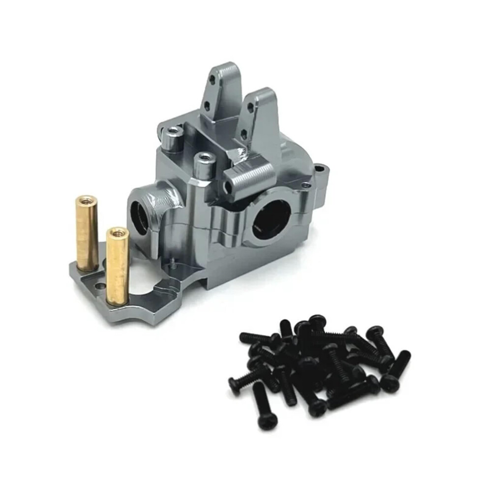 Front Gearbox Housing For 14209 14210 14301 14302 14303 Metal 1/14 Rc Car Differential Case Dark/Grey 9339159652619
