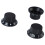 3 STÜCKE Potentiometer Drehknöpfe Ton 5