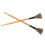 2Pcs Drum Stick Pinsel Holz Versenkbare Draht 6