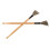 2Pcs Drum Stick Pinsel Holz Versenkbare Draht 7
