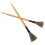 2Pcs Drum Stick Pinsel Holz Versenkbare Draht 8