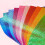Papier nacré multicolore scintillant de 15cm,-Papier nacré 100 4