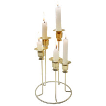 Eisen-Kerzenhalter, Metall-Kerzenständer, Kerzenhalter,-Gold